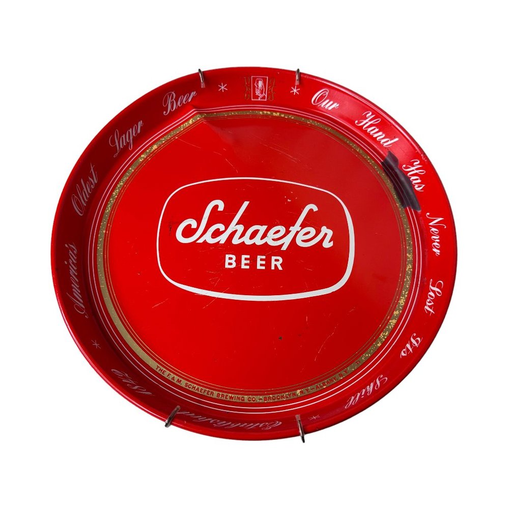 Schaefer Beer Serving Tray